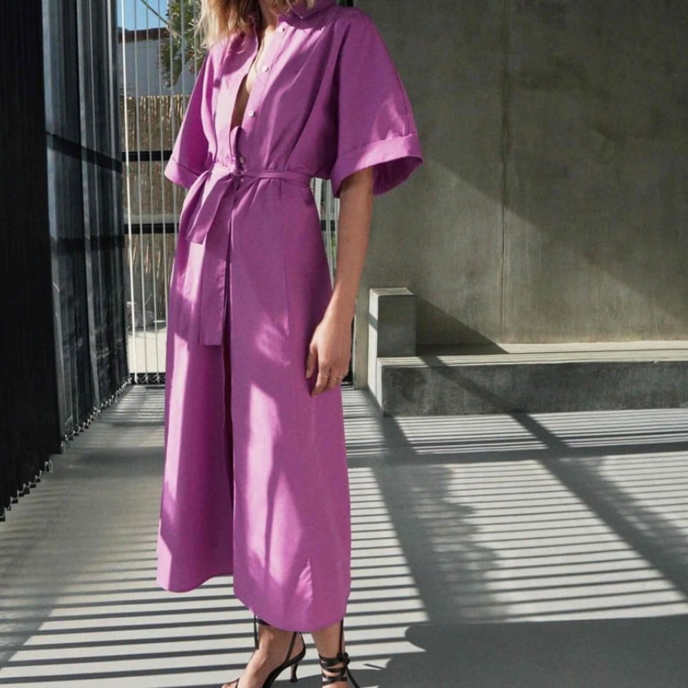 Zara Poplin dress new with tags.
